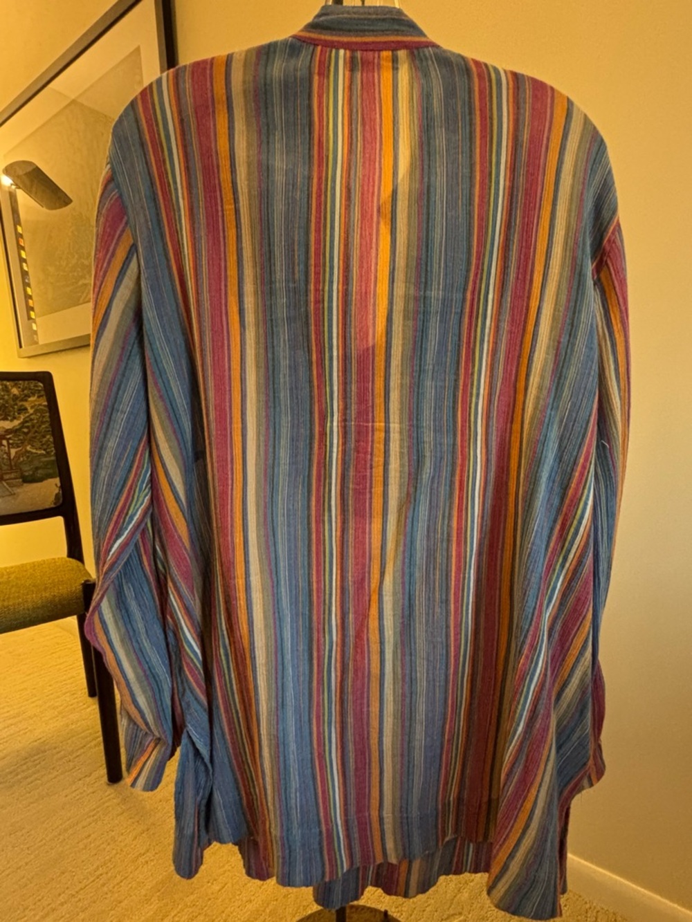 Soft Surroundings  Striped Tunic with Intricate Beading - Picture 4 of 9